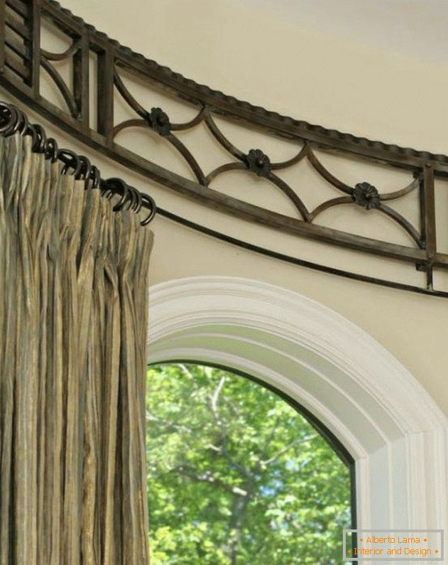 types of cornices for curtains wall, photo 38