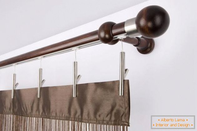 cornices for curtains wall-mounted metallic double-row, photo 7