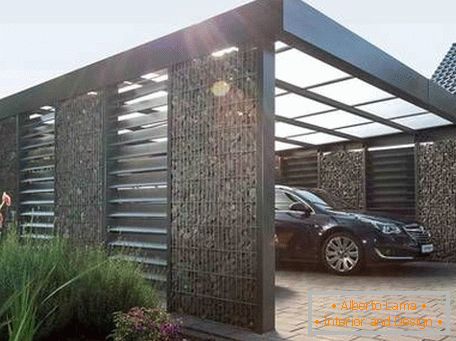 Sheds for cars made of polycarbonate, photo 1