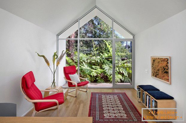 Large window in the living room