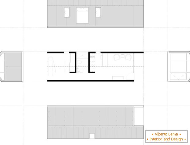 Plan of a country house