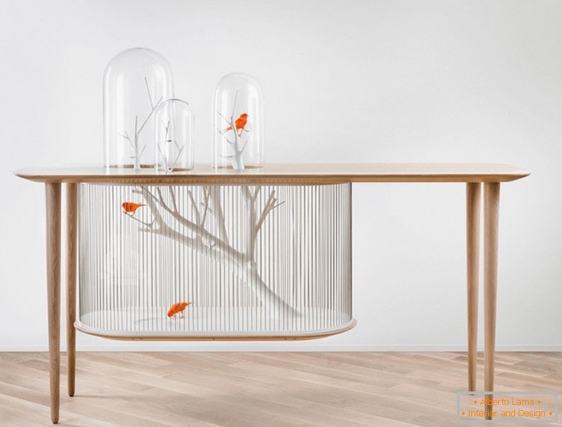 An unusual bird cage from Gregoire de Lafforest