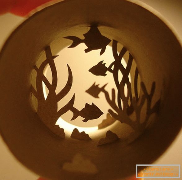 Unusual art inside rolls of toilet paper Anastassia Ellias