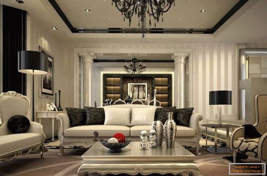 Neoclassical style apartment