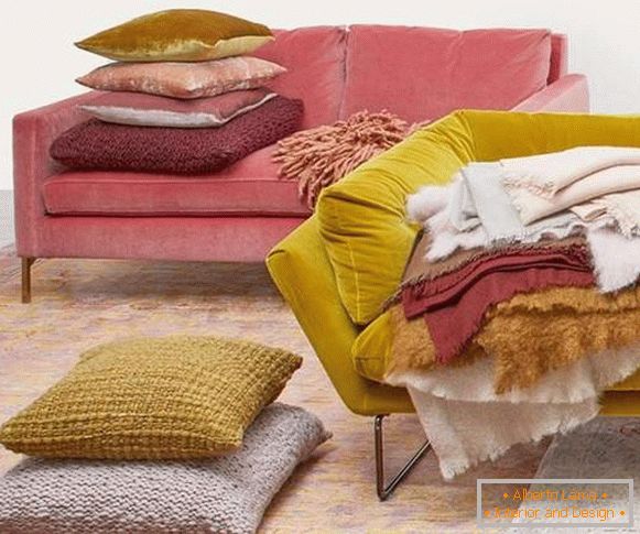 New trends in interior design 2017 - sofas for living room