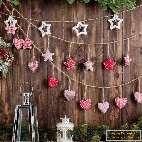 ideas of New Year's garlands, photo 15