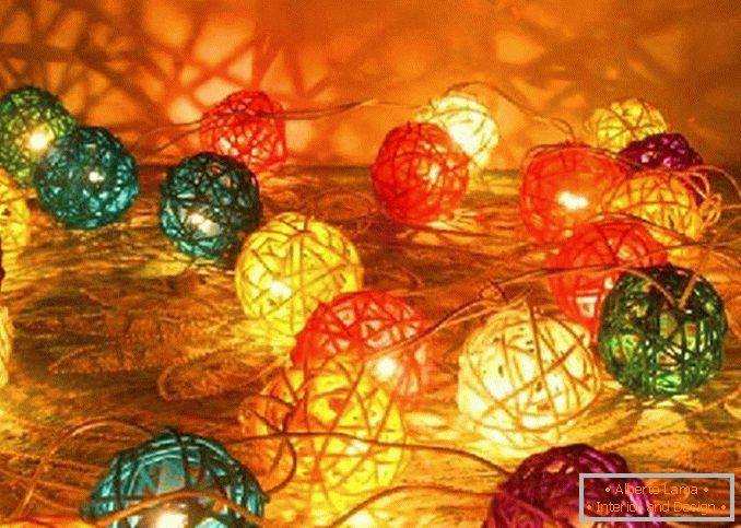LED Christmas garlands by own hands, фото 31