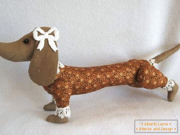 New Year's toy dog ​​from felt with own hands, photo 40