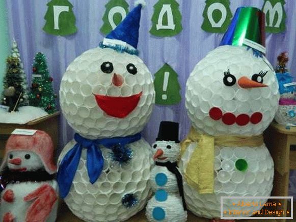 New Year's crafts to school, photo 20
