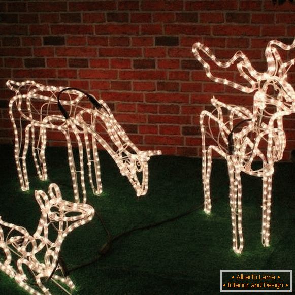 New Year's deer made of wire by own hands, photo 17