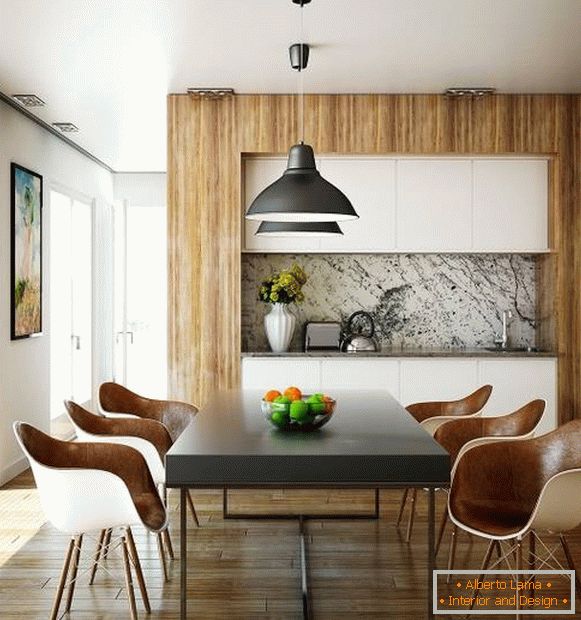 Modern dining tables and chairs for the kitchen photo