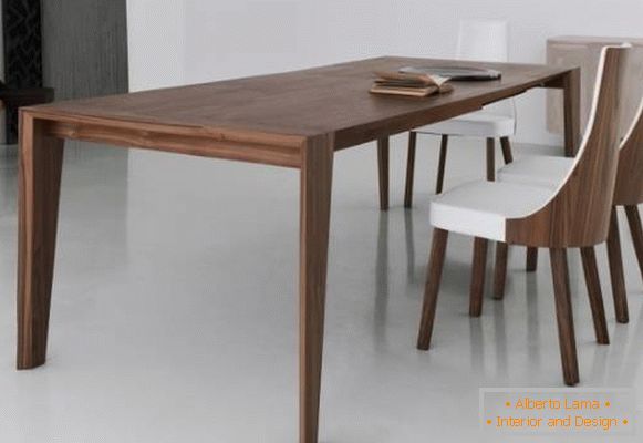 Dining table for kitchen sliding