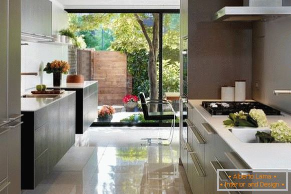 Choose floors in the kitchen - which is better? With photo