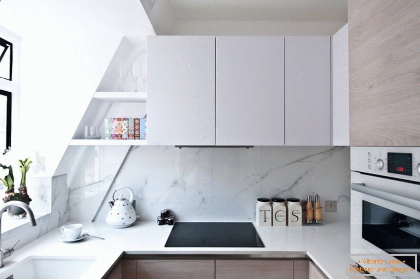 Interior of a small kitchen