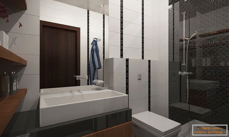 Interior of a small bathroom комнаты