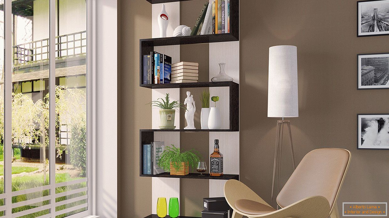 Shelf for books
