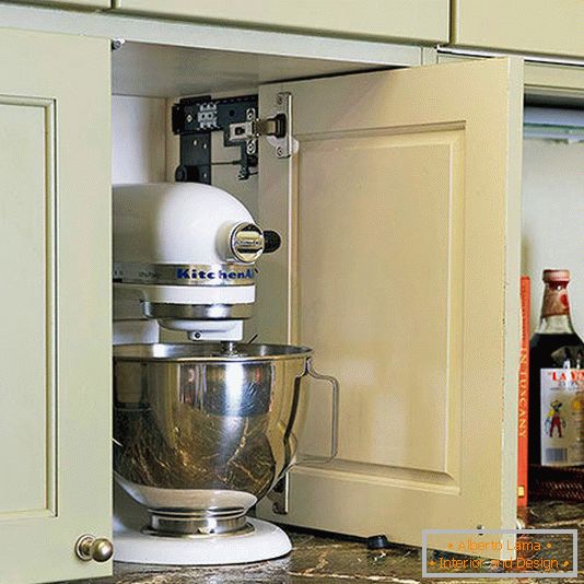 Cabinet for kitchen appliances