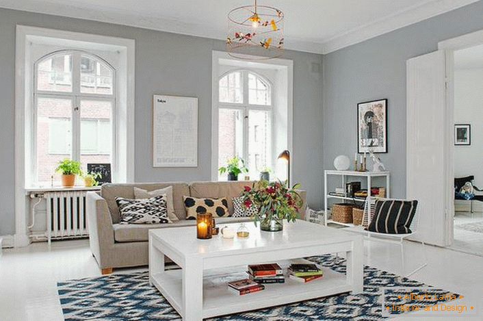 Scandinavian style is remarkable for its cozy, concise simplicity.