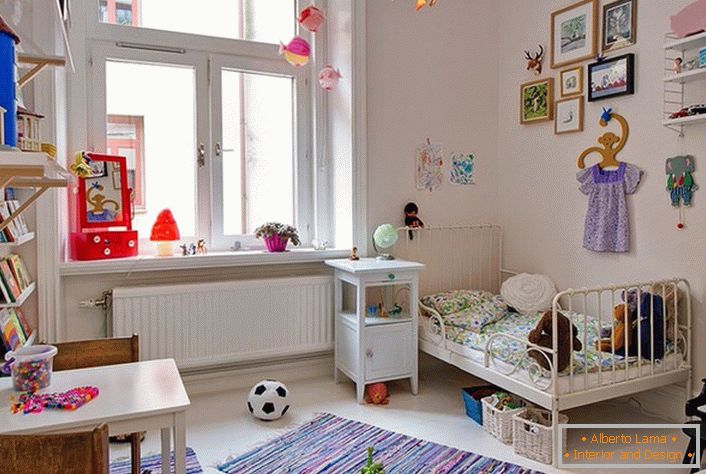 Scandinavian style of the children's room