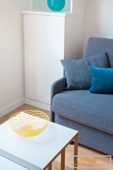 Folding sofa for a small apartment