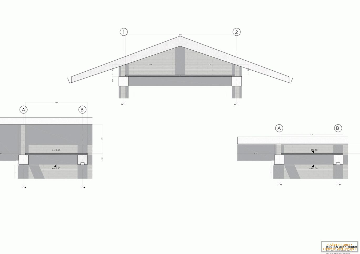 Garage Mounting Diagram с навесом