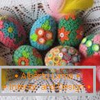 Bright decoration of eggs