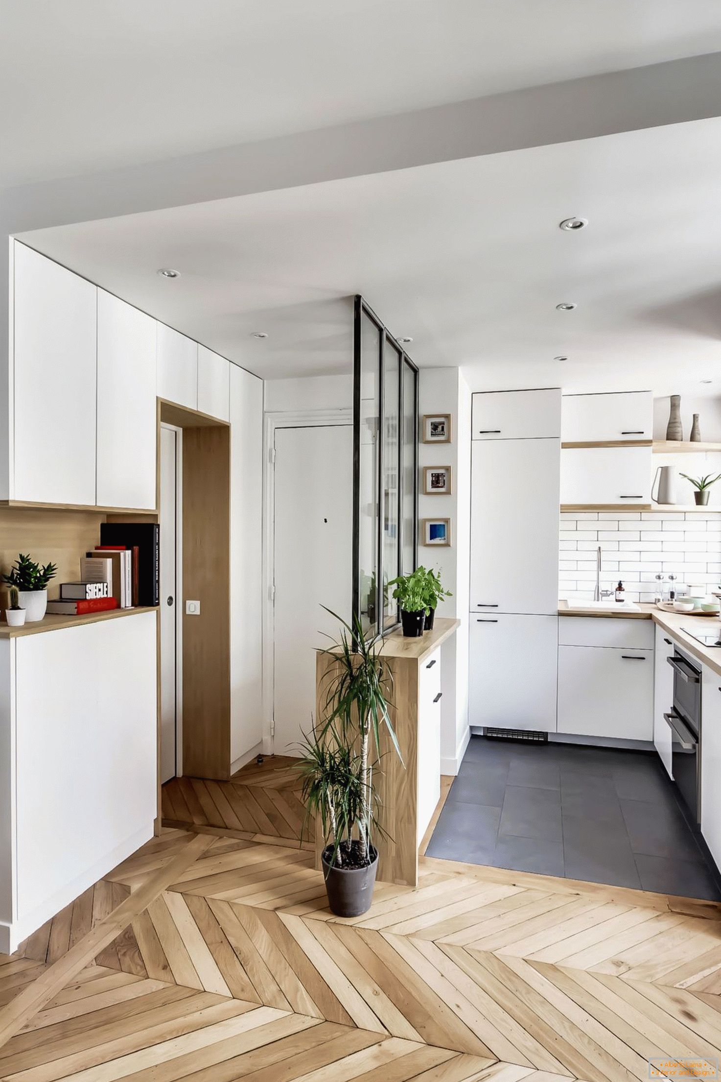 Small kitchen in a small apartment