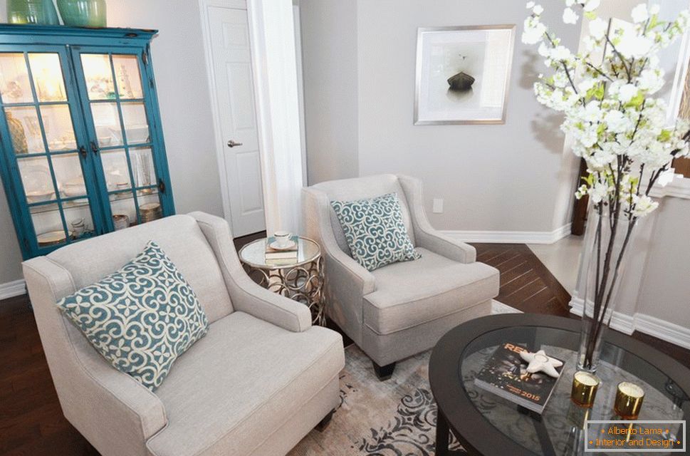 Cozy interior of the living room