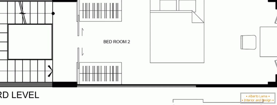 Layout of the third level of the house from the DD concept