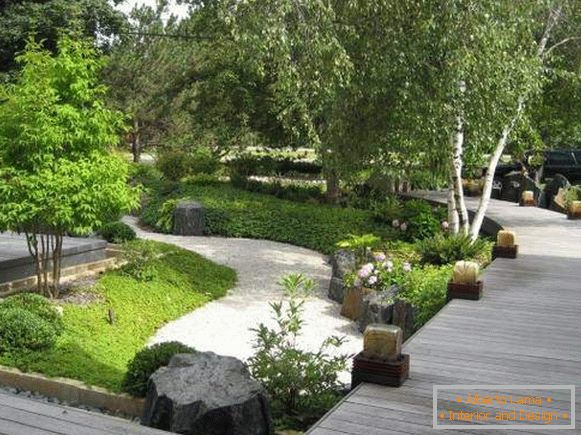 Landscaping design of the garden in Chinese style