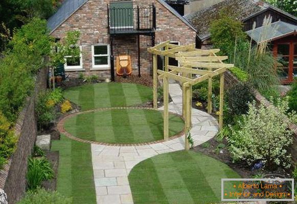Beautiful design of a small garden area