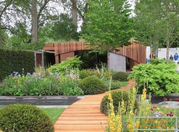 Beautiful and fashionable garden design - photo