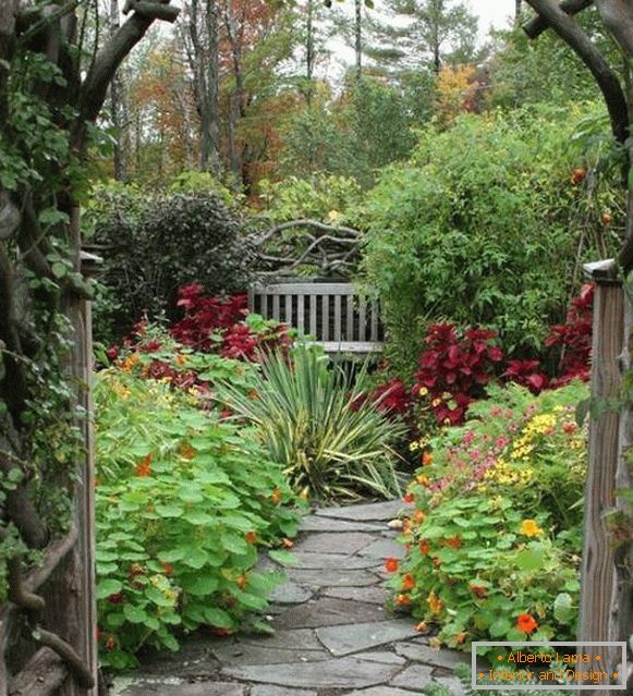 Classic garden design photo