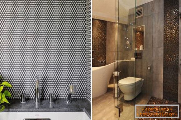 Tile for small bathroom design photo