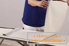 How to fold the wallpaper at the time of impregnation