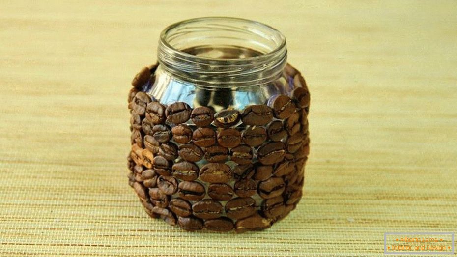A can of coffee beans