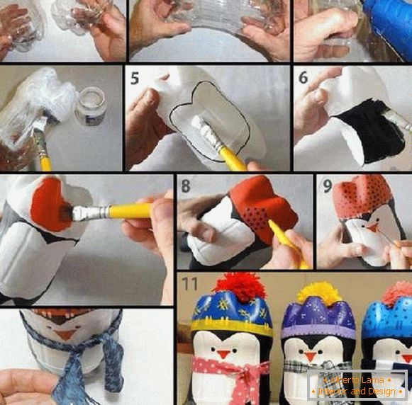 handmade articles made of plastic bottles, photo 15