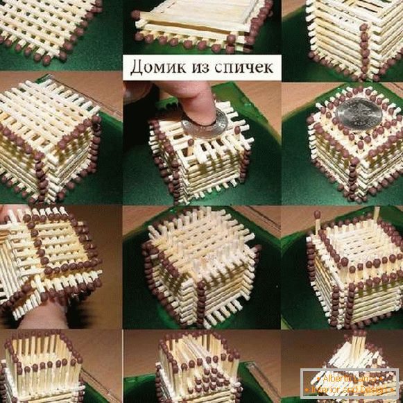crafts from matches by own hands, photo 27