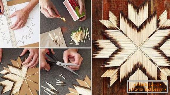 crafts from matches with own hands, photo 28