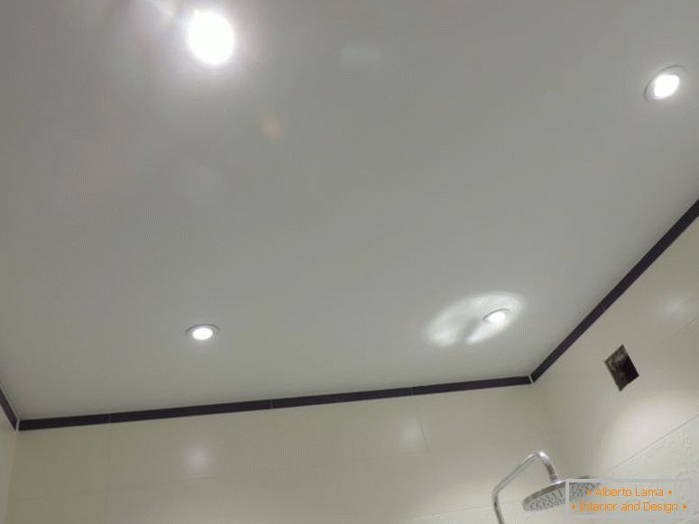 Suspended ceilings in the bathroom - 130 photo ideas of