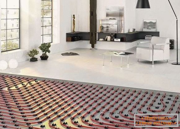 How to make a warm floor in a private house, photo 27