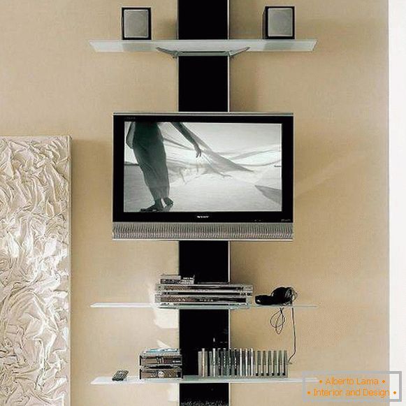 Wall Shelves for TV - photo