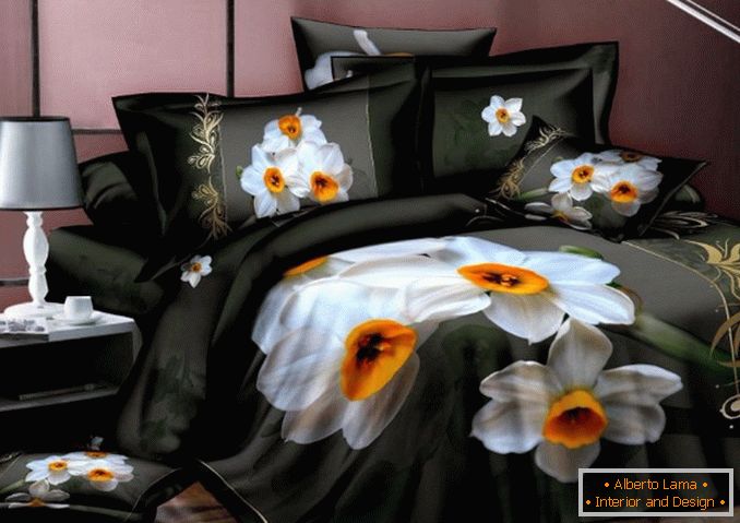 bed linen from satin, photo 24