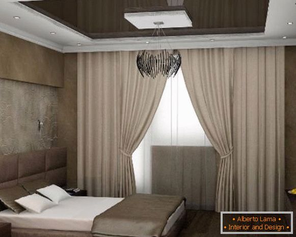 what ceiling is best done in the bedroom, photo 14