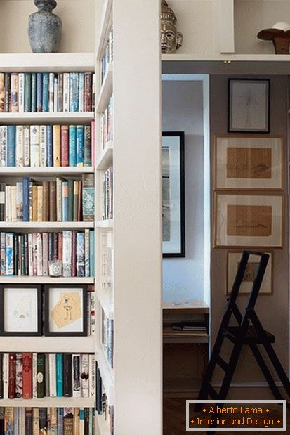 Corner bookcase