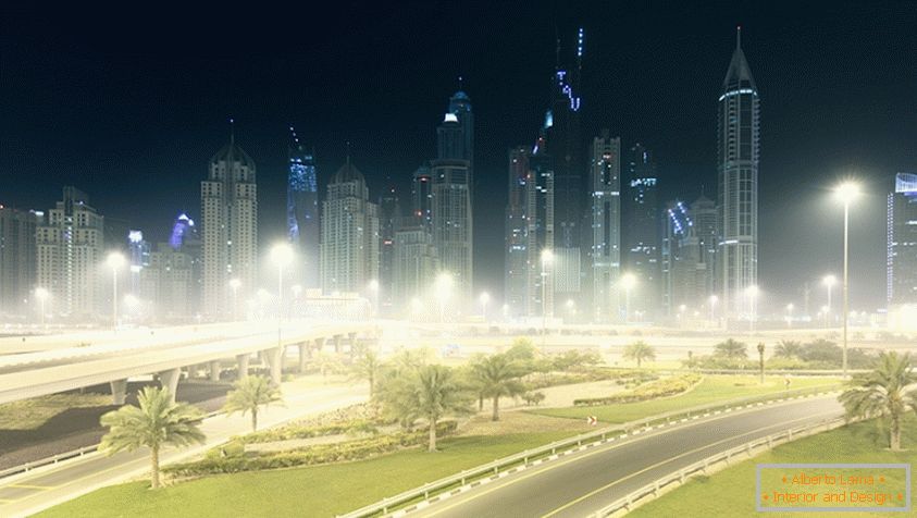 Dubai at night