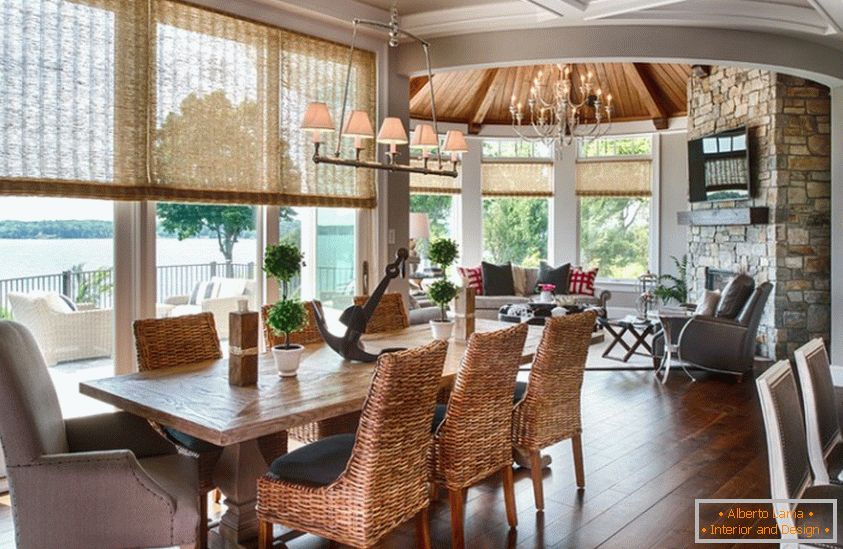 Dining room from eco-friendly materials