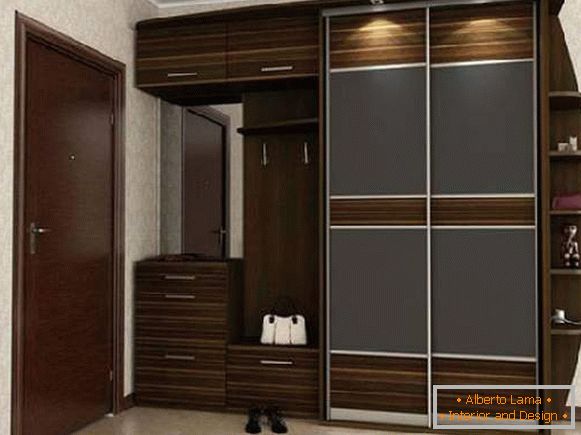hallways in the corridor with a wardrobe compartment, photo 9