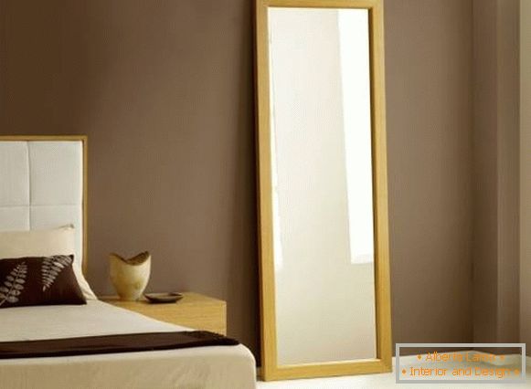 Feng Shui rules 2016 - a mirror in the interior of the bedroom