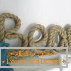 Letters from the rope